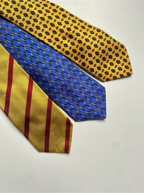 Set of 3 - Men's Ties - John Comfort / London England %100 Silk
